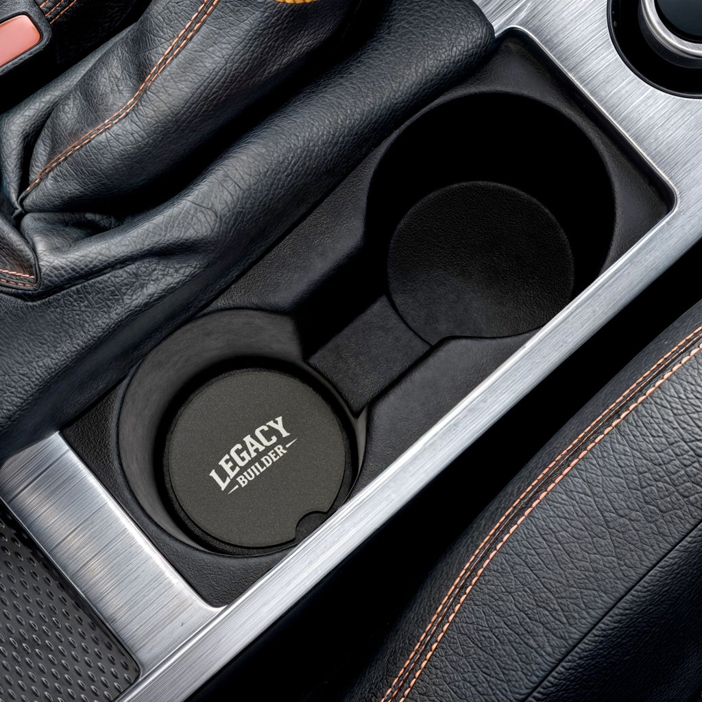 "Legacy Builder" Soapstone Car Coaster