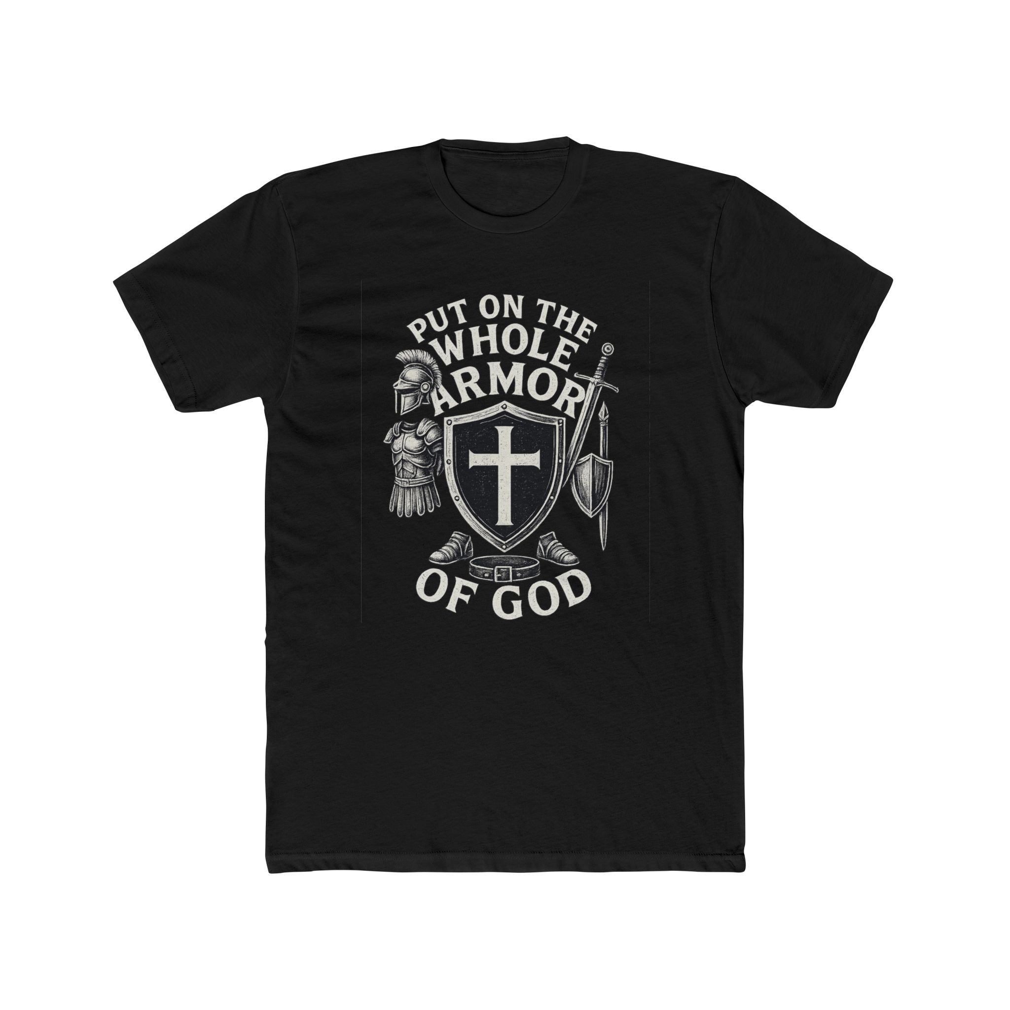 Armor of God T-Shirt | Put On The Whole Armor, Ephesians 6:11 Christian Tee