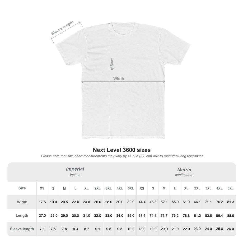 "Real Men" Lion Cross T-Shirt (front only)