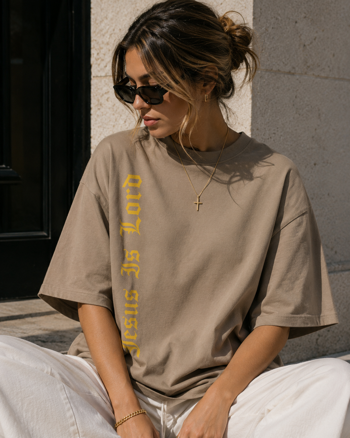 “Jesus Is Lord” Oversized T-Shirt