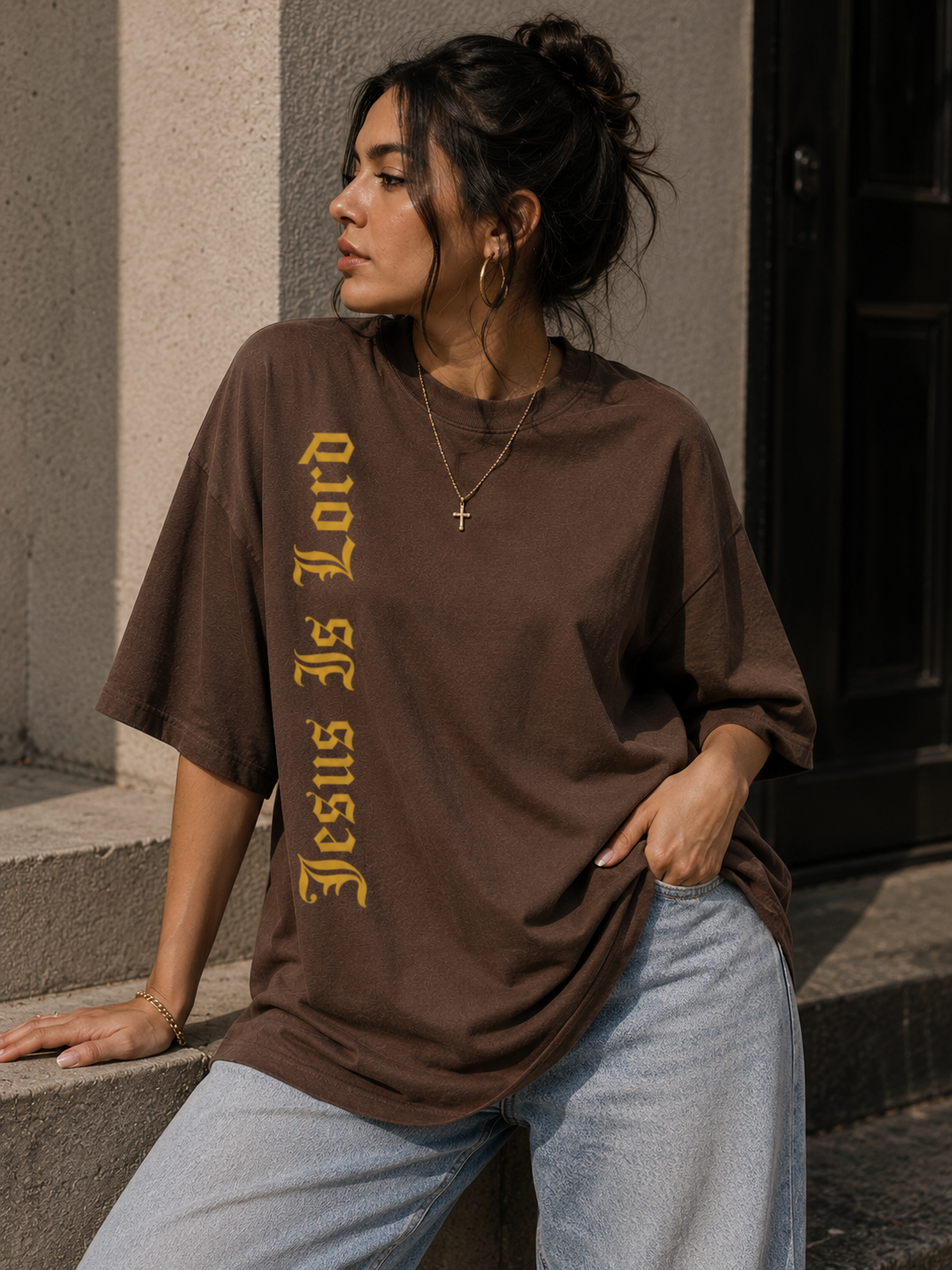 “Jesus Is Lord” Oversized T-Shirt