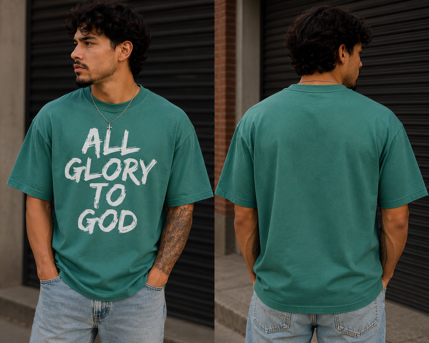"Glory To God" Oversized T-Shirt
