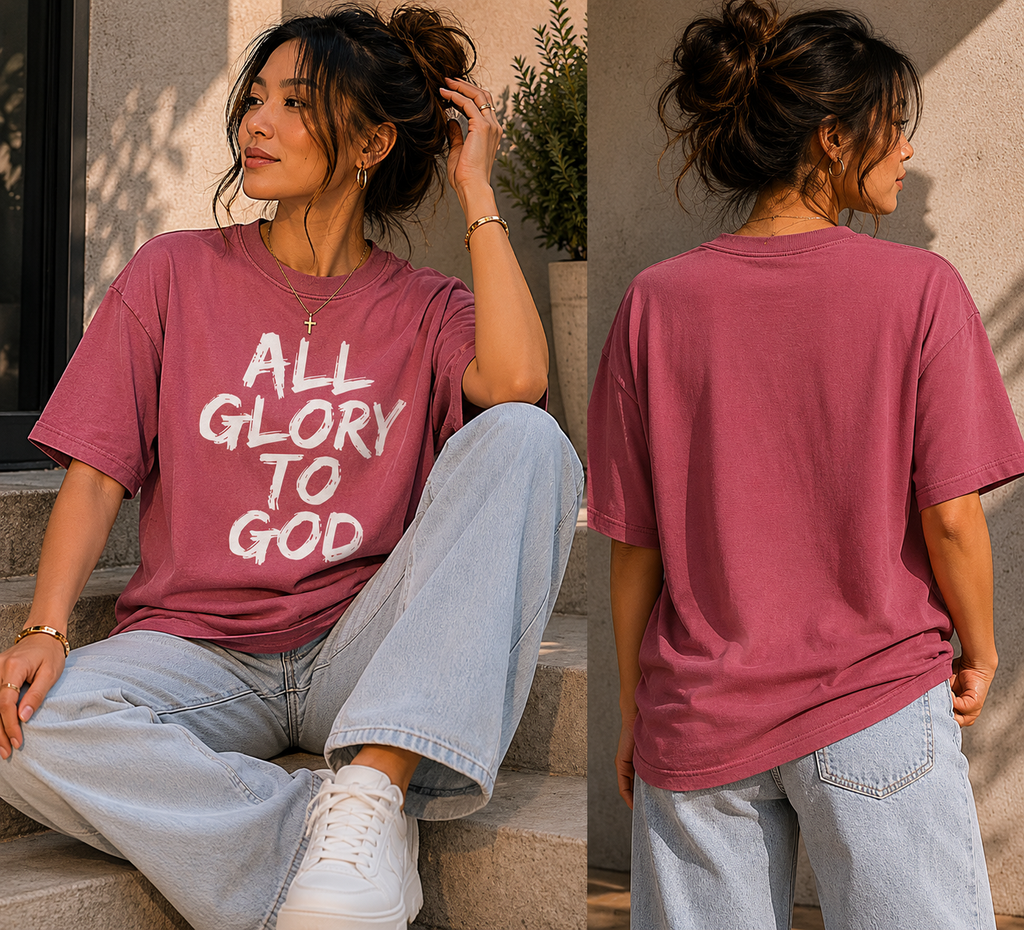 "Glory To God" Oversized T-Shirt