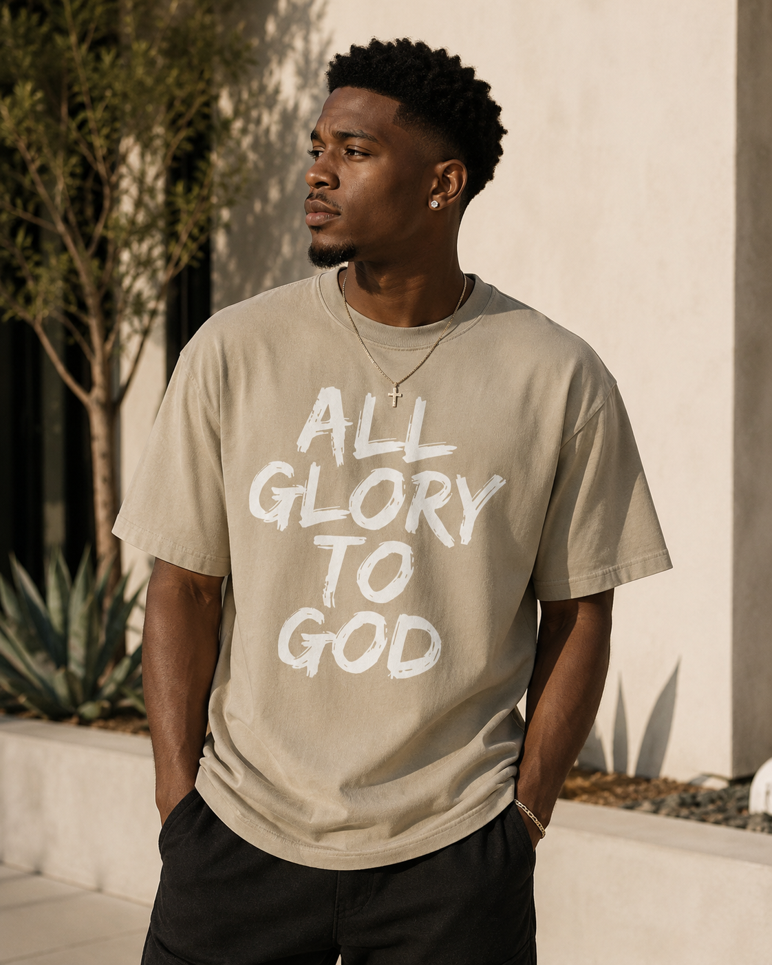 "Glory To God" Oversized T-Shirt