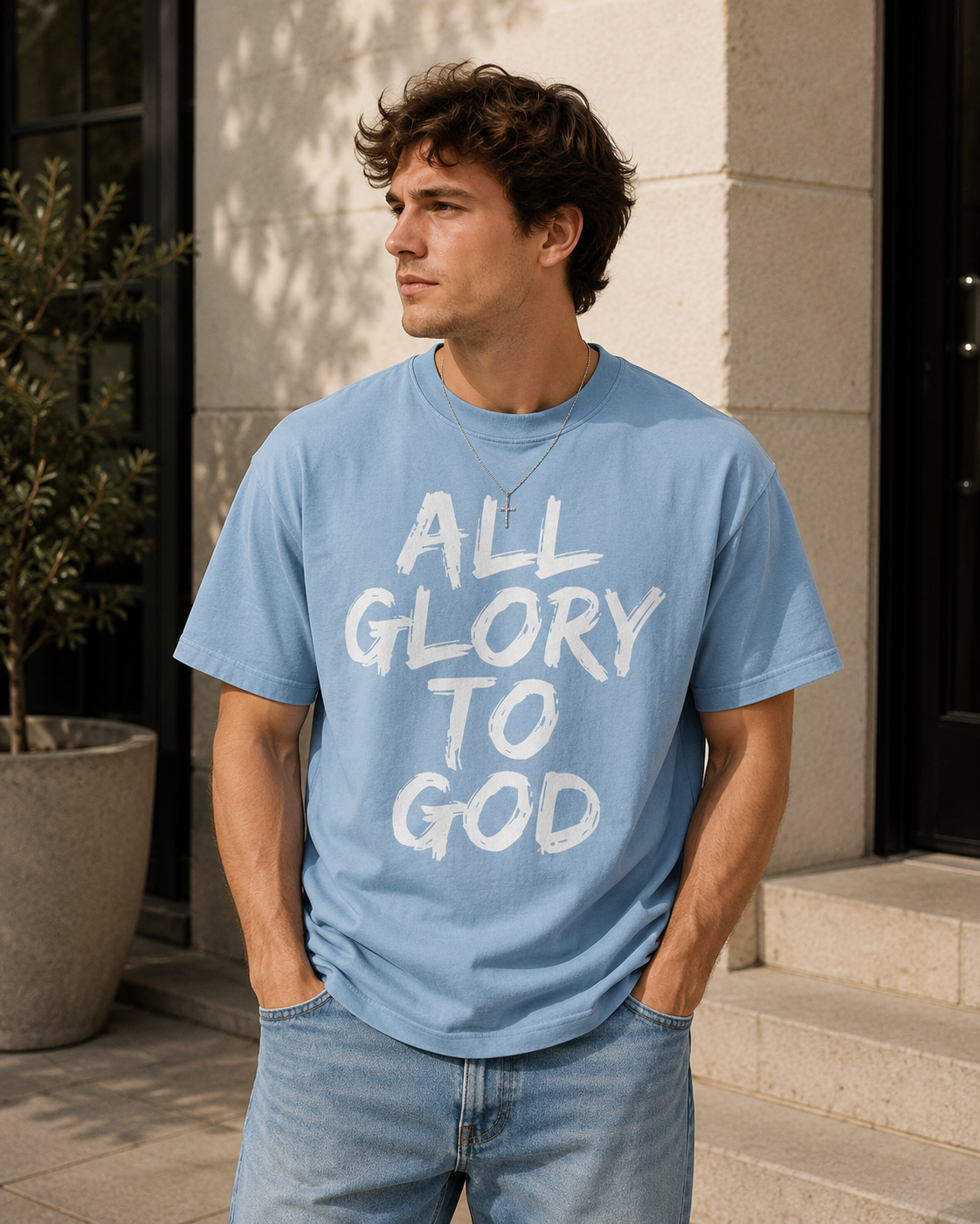 "Glory To God" Oversized T-Shirt