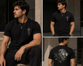 Lion & Cross Graphic T-Shirt