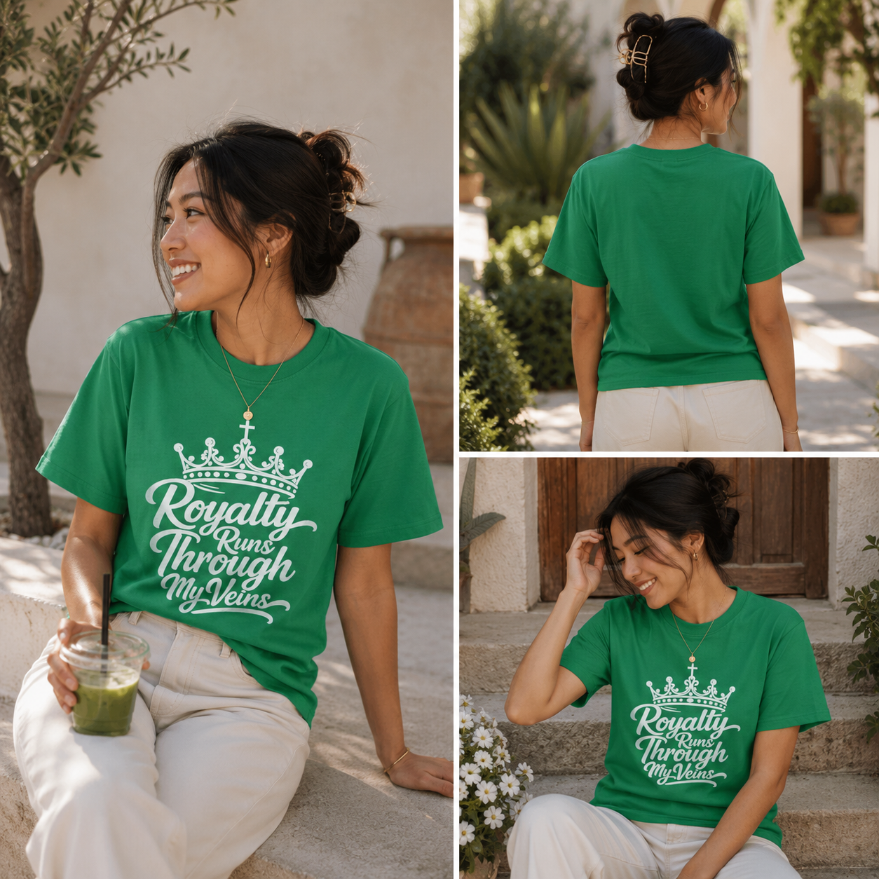 "Royalty Runs Through My Veins" Oversized T-Shirt