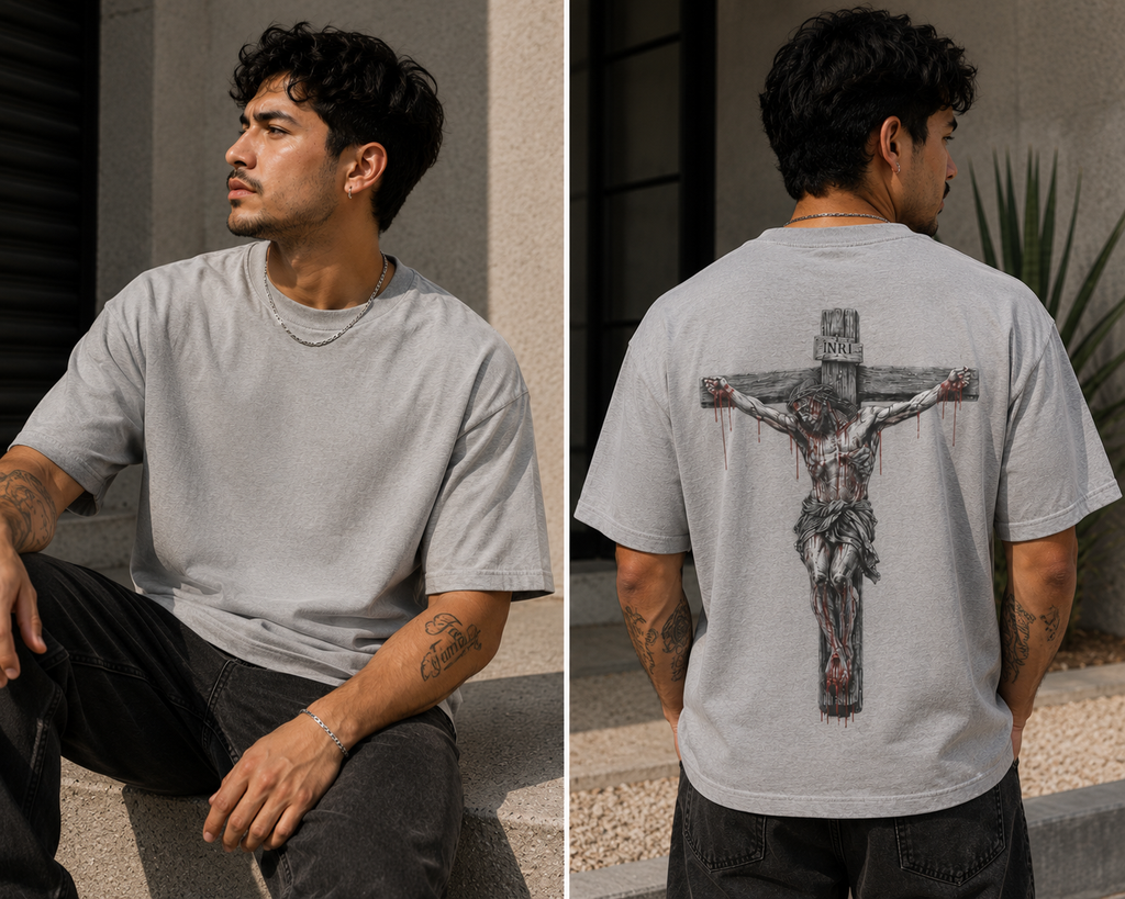 "Jesus on the Cross" Oversized T-Shirt