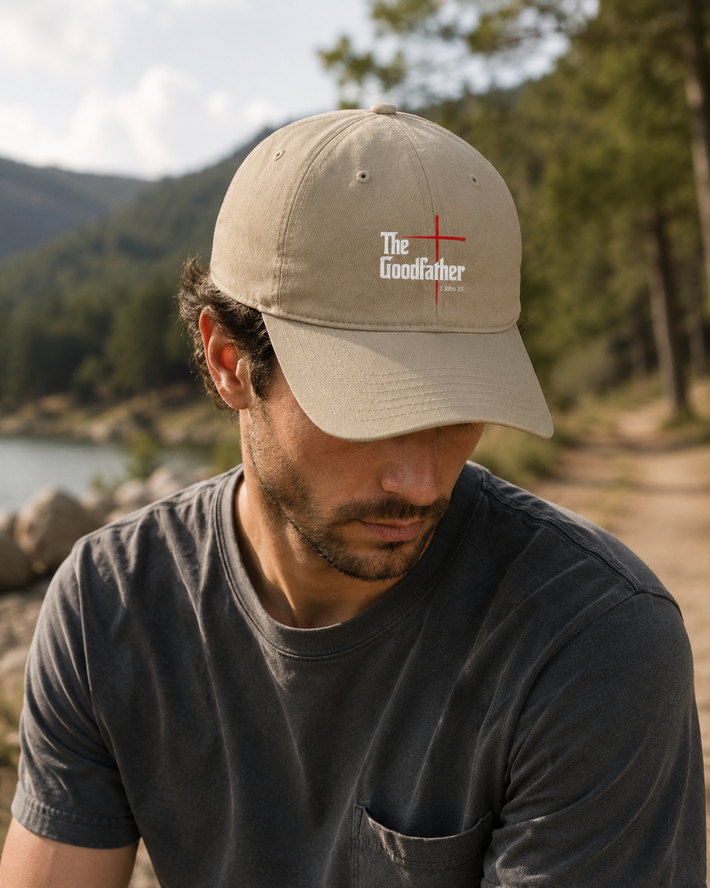 "The Goodfather" Black Low Profile Baseball Cap