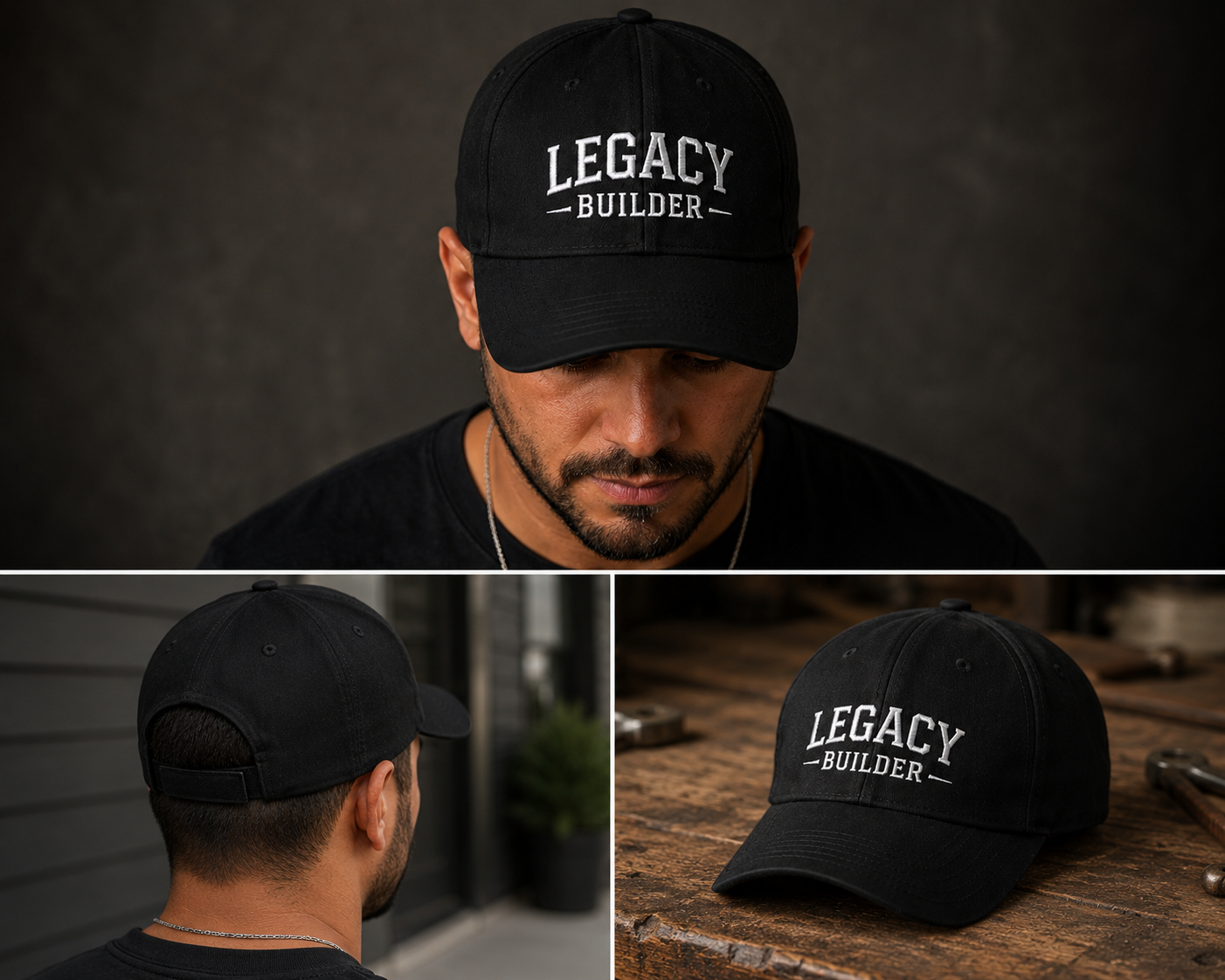 "Legacy Builder" Embroidered Baseball Cap