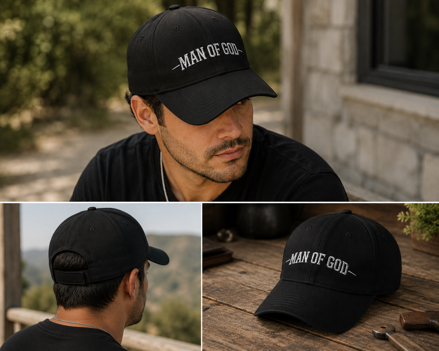 "Man of God" Baseball Cap