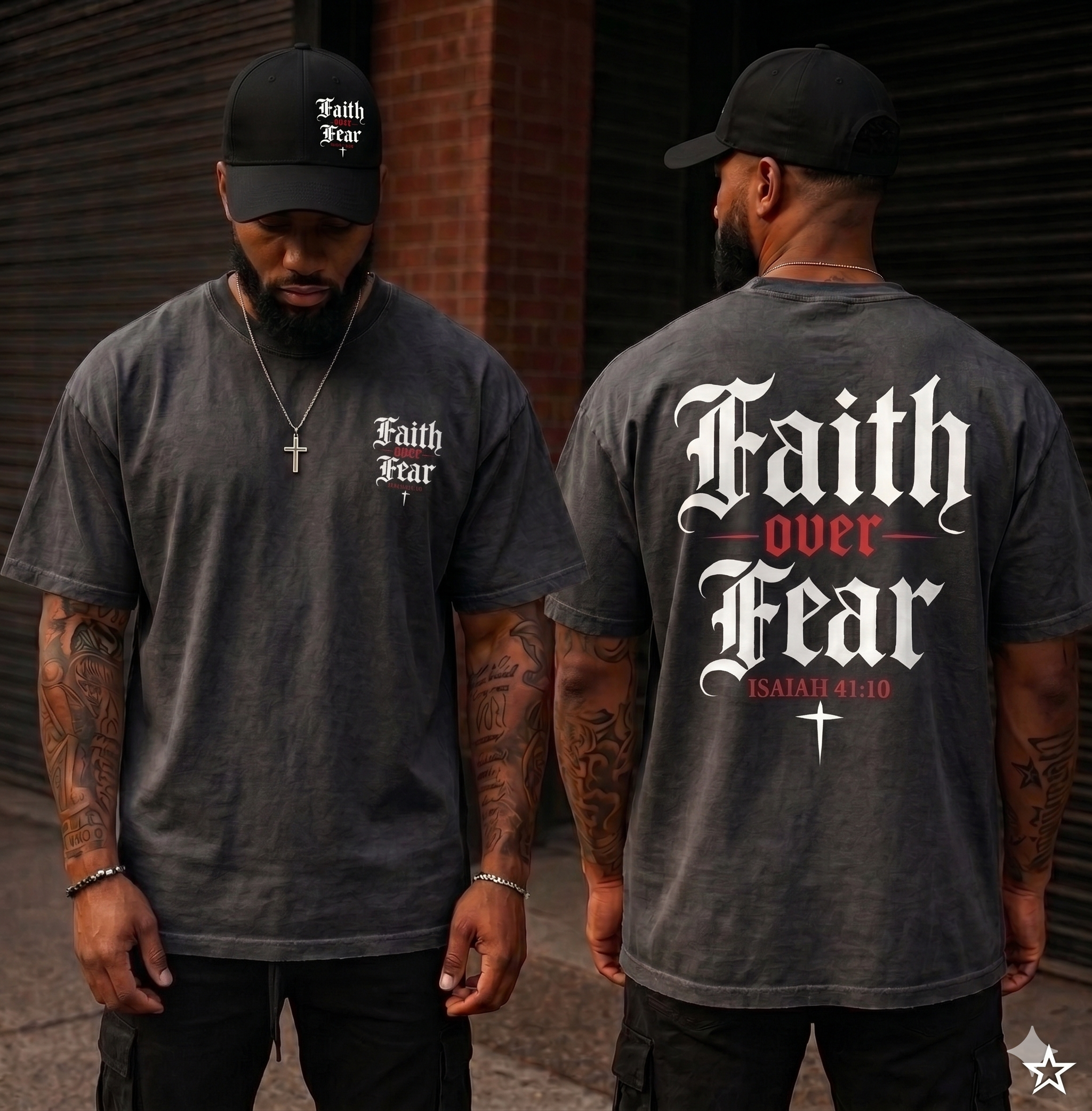 "Faith Over Fear" Oversized T-Shirt