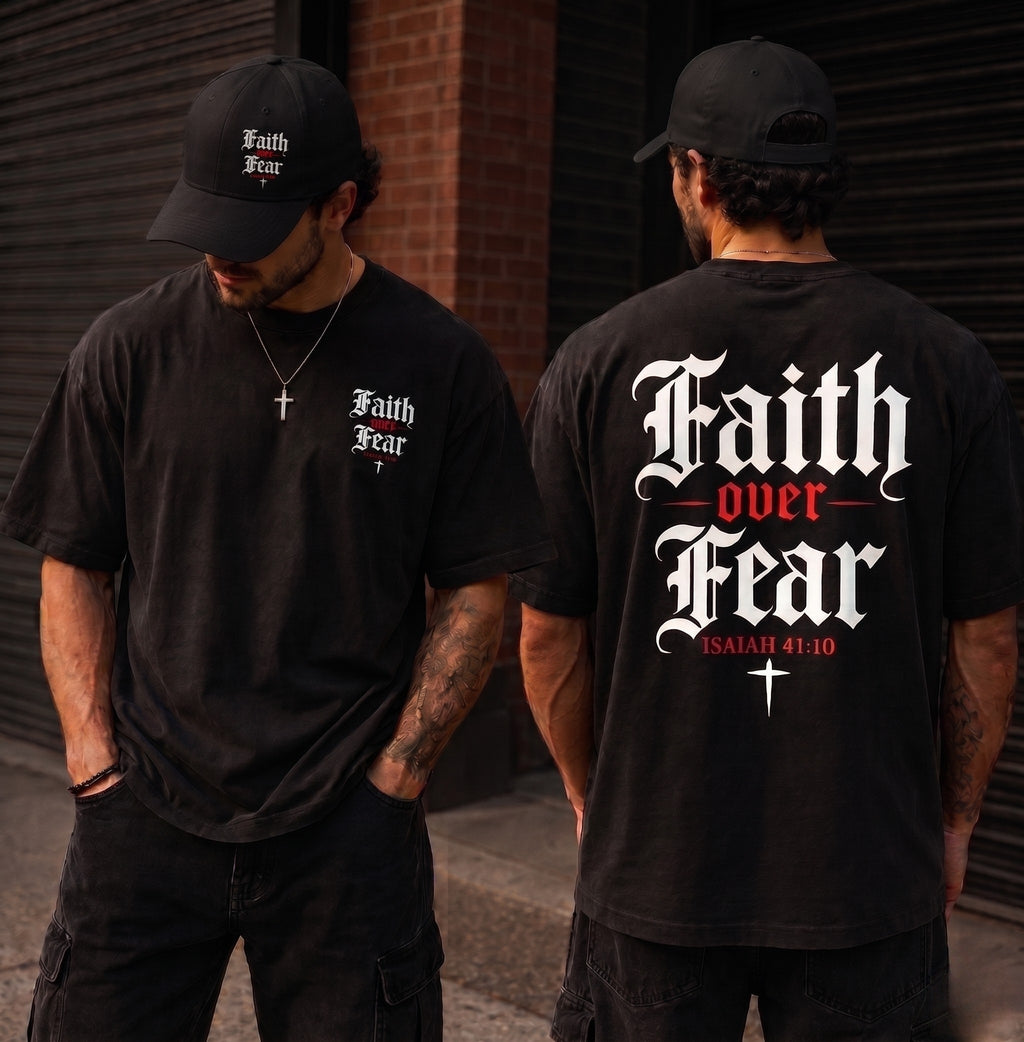 "Faith Over Fear" Oversized T-Shirt