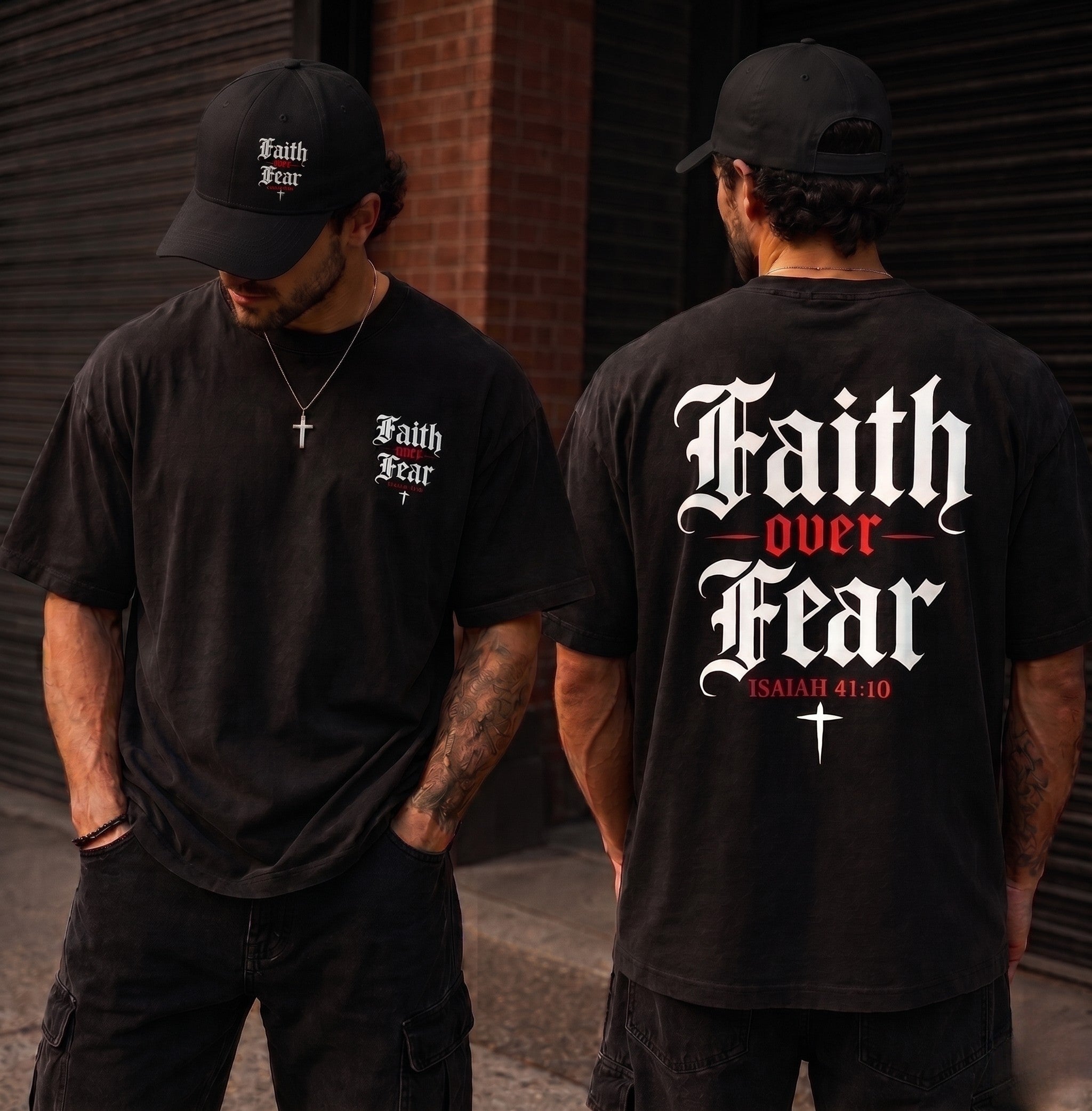 "Faith Over Fear" Oversized T-Shirt