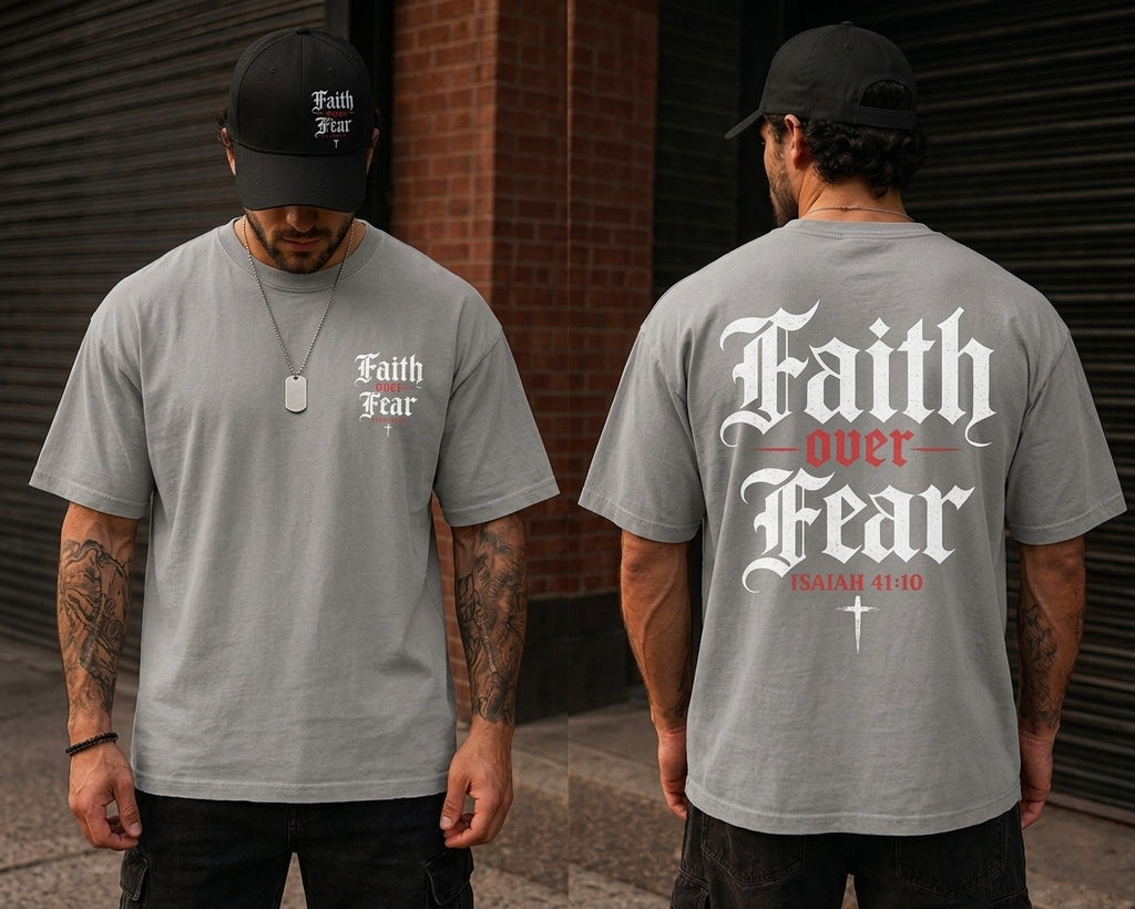 "Faith Over Fear" Oversized T-Shirt